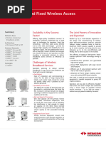 Ultra-Broadband Fixed Wireless Access