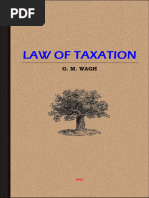 G. M. Wagh - Taxation Law (2017)