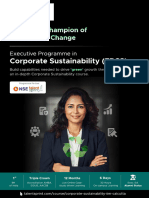 Brochure Executive Programme in Corporate Sustainability Iimc