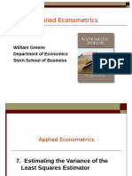 Econometrics I 7