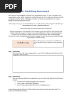 Perfecting and Publishing Assess Rubric