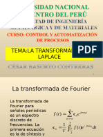 La Transformada de Laplace en Los Sistemas de Control