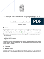 La Topología Usual Coincide Con La Topología de Cajas En: Resumen