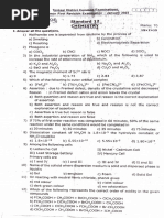 12th Chemistry EM 1st Revision Test 2023 Original Question Paper Thenkasi District English Medium PDF Download