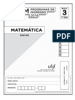 PISM III MATEMÁTICA - Exatas - DIA 1