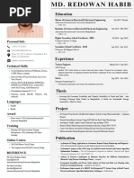 Professional Modern CV Resume