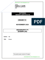 GEOGRAPHY P1 GR10 QP NOV2020 - English