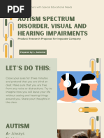 Autism Spectrum Disorder Visual and Hearing Impairments