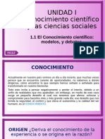 1.1 El Conocimiento Científico Modelos J Conceptos y Debates