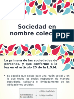 Sociedad en Nombre Colectivo