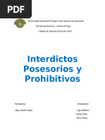 Interdictos Posesorios