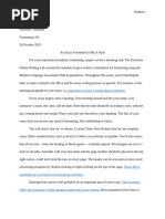 MLA 9th Edition Essay Template