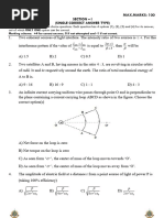 JEE Main GTM-3 - QP