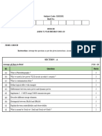 VLSI DESIGN Question Paper 21 22