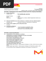 Merck Formaldehyde MSDS