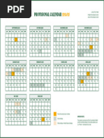 RPS Calendario 2024 - 2025 EN