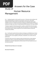 Case Study HRM