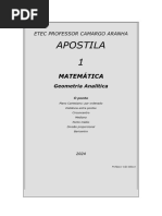 Apostila 1 - Geometria - Analítica - O Ponto