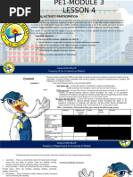PE1 Module 3 Lesson 4
