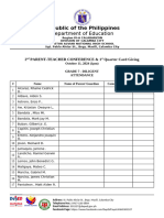 1st PTC-Program Attendance Diligent