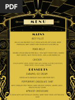 Great Gatsby Menu PDF