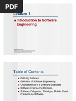 Lecture 1 Introduction To Software Engineering