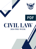 2024 ALF Pre-Week - Civil Law