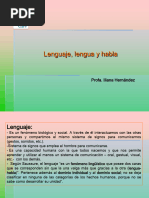 PIU Primera Clase Lenguaje, Lengua y Habla