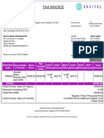 Tax Invoice: Excitel Broadband Pvt. LTD