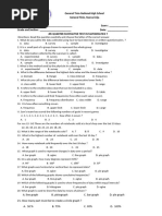 Grade 7 Test Reviewer