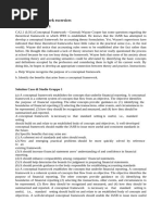 Conceptual Framework. Intermediate Chpater One Excercises