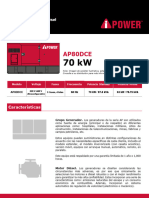 Ficha Técnica 70kw Cummins Stanford