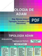 Tipologias Textuales - Adam