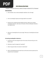 Unit 3 Electron Note Packet