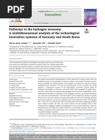 Pathways To The Hydrogen Economy - A Multidimensional Analysis of The Technological Innovation Systems of Germany and South Korea