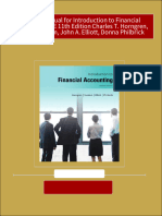 Solution Manual For Introduction To Financial Accounting, 11/E 11th Edition Charles T. Horngren, Gary L. Sundem, John A. Elliott, Donna Philbrick