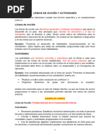 314 - Líneas de Acción y Actividades