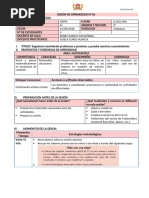 Sesión de Aprendizaje N 08 de Matematica