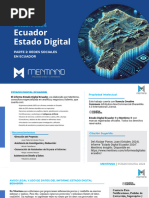 Mentinno Estado Digital Ecuador Parte 2 - Redes Sociales en Ecuador Octubre 2024