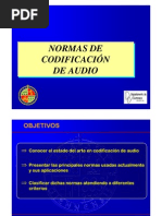 Normas Codificacion de Audio