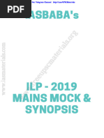 Ilp 2019 Mains Mock-7