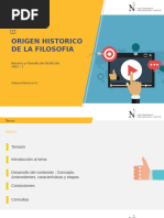 Semana 2 Origen Historico de La Filosofia