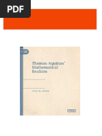 Thomas Aquinas' Mathematical Realism Jean W. Rioux All Chapters Instant Download