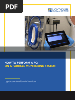 Tech Paper How To Perform A PQ On A Particle Monitoring System