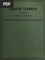 A Brief Swedish Grammar