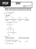 Organic Chemistry - Some Basic Principles and Techniques Q-1