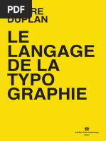 Le Langage de La Typographie (Pierre DUPLAN) (Z-Library)