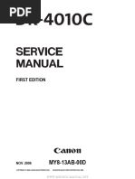 CANON DR 4010C Service Manual PDF