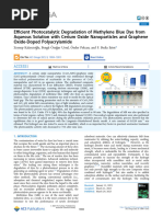 Kalaycıoğlu Et Al 2023 Efficient Photocatalytic Degradation of Methylene Blue Dye From Aqueous Solution With Cerium