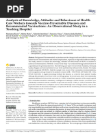 Analysis of Knowledge, Attitudes and Behaviours of Health